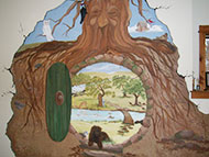 Residential Murals | See Thru Tree