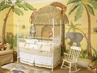 Nursery Murals | Jungle Animals