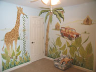 Nursery Murals | Jungle Nursery