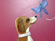 Dog and Butterfly