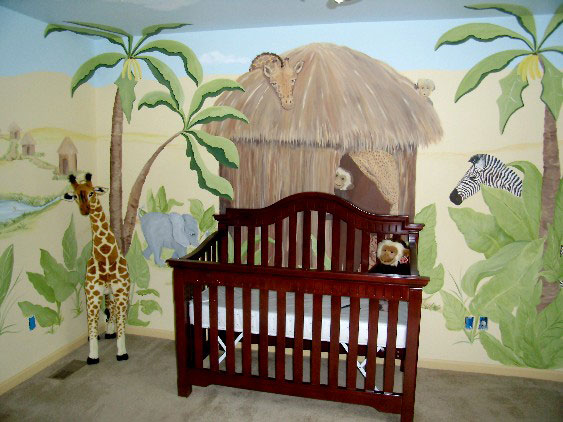 Nursery Murals | Tigers Watch